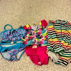 Girl Bathing Suits - 2T/24 month bundle